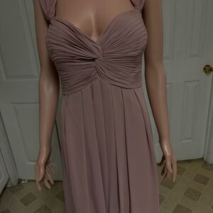 JJs House Strapless Mauve Dress